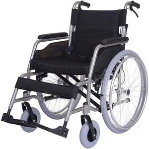 Zelfaangedreven Rolstoelen Opvouwbare rolstoel Lichtgewicht is opvouwbaar Met loopfunctie Remmen Beweegbare voetsteun Winkel for verpleging van gehandicapten Ouderen Lichter Gewicht