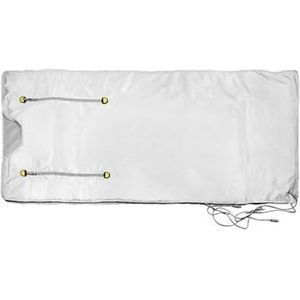 Saunadeken, Ectric Deken Infrarood Sauna Verwarmingsdeken for Gewichtsverlies En Detox Thermische Afslankende Saunadeken Dames Thuis Spa 180X80cm(Silver)