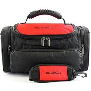 TGC ® Grote cameratas voor Olympus PEN-F Plus accessoires (Crimson Red & Black)