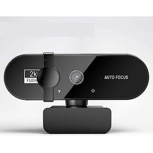 Webcams, Webcam 4K 1080P Mini Camera 2K Full HD Webcam Met Microfoon 15-30fps USB Web Cam for PC Laptop Video Schieten Camera(2K)