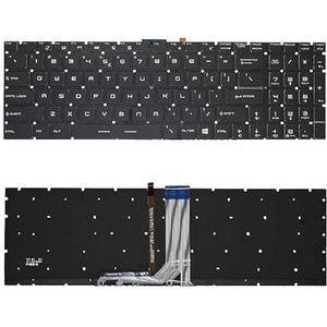 Laptoptoetsenbord voor MSI voor MS 16H7/16H8/16U1/16U6/16U7/16K2/16K4/16P1/16P5/16P7/16L2/1771/1772/1773/1781(US RGB Backlit)