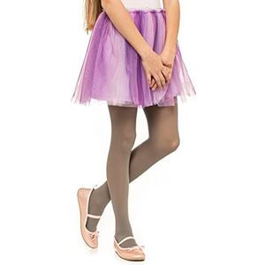 OVISSA Balletmaillot voor meisjes, schoolmaillot voor kinderen, voor meisjes, sterke voet, zachte balletmaillot, geschikt voor schooluniform, dansen en sport, 50 denier, met microvezel, 3-12 jaar,