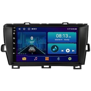 Android 14 2 Din Autoradio voor Toyota Prius 3 2009-2015 - Steun Carplay Android Auto DSP-9"" Touchscreen Auto Stereo Met Stuurwielbediening WIFI 4G Bluetooth Split-Screen(A,P5 4G+WIFI 8Core 6G+128G)