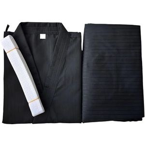 Taekwondo krijger kostuum Judo Gi met riem Unisex Multicolor Meerdere maten(Black,170)