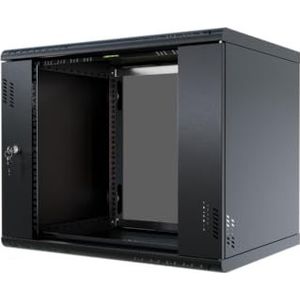 Stalflex - Rack 19 inch 9U 450 mm PRO - Rackkast voor Zware Toepassingen - Staal