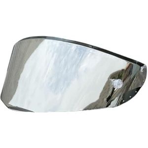 Motorhelm vizier lens, Helmvizier, R50S-schild for MOTORAX R50S Ca-SCO Moto Shield Zonnebrandcrème Windscherm Motorhelmvizier (Zilver - Alleen for gebruik overdag)(Silver-day Use Only)