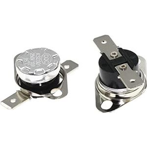 200 stuks normaal open KSD301 10A250V 40-135 graden bakeliet KSD-301 temperatuurschakelaar thermostaat sensor 50 60 65 70 75 80 90 100 (130 graden, normaal open)