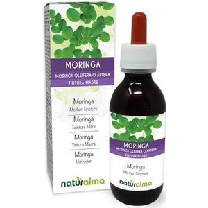Moringa (Moringa oleifera of Moringa aptera) bladeren Alcoholvrije moedertinctuur Naturalma - Vloeibaar extract druppels 120 ml - Voedingssupplement - Veganistisch
