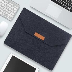 Tablet PC-hoes Laptop Sleeve Bag Compatibel met MacBook Air/Pro, 13-13.3 inch Notebook,Slim Laptop Cover Computer Draagtas Compatibel met Mannen Vrouwen met Zak Bescherming(Siyah)
