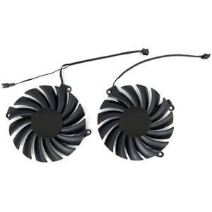 85mm 12V 0.35A CF-12910S RTX 3080 TWIN X2 OC koelventilator voor INNO3D voor GEFORCE LHR grafische kaartkoelerventilator(Black 2-Fan)