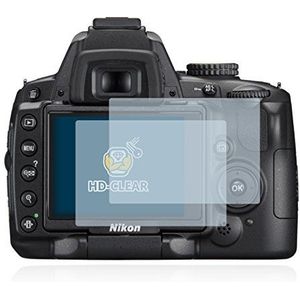 BROTECT 2x Schermbeschermer voor Nikon D5000 Screen Protector Transparant