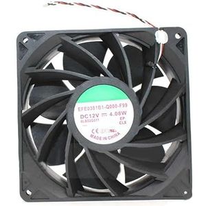 LMNCBVYA High-Performance 12V 4.08W Cooling Fan - 140x140x38mm, 3-Wire EFE0381B1-Q000-F99