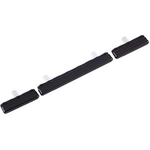 Set externe zijknoppen aan/uit-knop Power On Off + volumeregelaar Side Keys compatibel met Samsung Galaxy Note 9 N960 N960F (zwart)