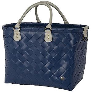 [A] Saint-Tropez reistas XL met PU handgrepen donkerblauw, Donkerblauw, 36x43x24cm