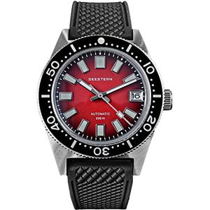 Seestern 38MM V3 62MAS LUME Datum 20ATM Keramische Bezel 200m Diver's Mens Sport Horloge Sugess SE2021-D62S-RK, riem