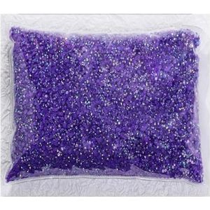 Ik heb het kristal gemaakt, Hars AB Strass Flatback Kristallen for Nail Art en Craft Decoratie Multicolor 2-6mm(Amethyst,Ss16 4mm(5000pcs))
