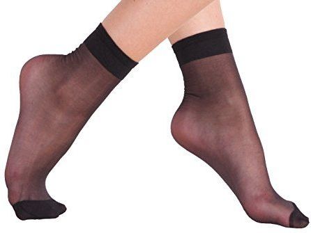 VCA - Fijne Sokken - Zwart - 20 Denier - 10 Paar