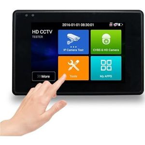 CCTV-tester IPC1800plus 8MP CCTV TESTER H265 264 4 Inch 4K Beveiligingstester Monitor Analoge IP-cameramonitor Met AHD/TVI/CVI CVBS