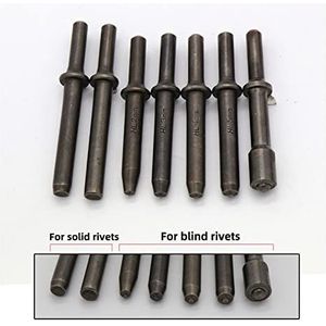 150Y 120mm lucht hamer handheld pistool gas schoppen kleine roest remover pneumatische gereedschappen met 4 beitels(Rivet head)