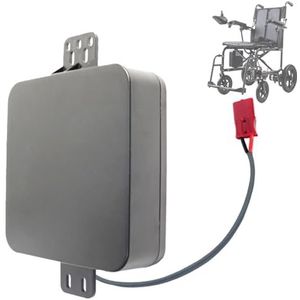 JHKJ Li-ion accu 24V oplaadbare accu 24V 10Ah 11.6Ah 14Ah 8Ah lithium accu's 6Ah elektrische rolstoel accu's met aansluiting voor 100W - 350W motorkit,24v6ah red anderson