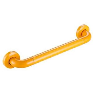 Douchegrijper, badkamer 304 roestvrij staal antislip handicap bar steunrail senior leuning veiligheidshandvat, wit, 60 cm (geel-40 cm