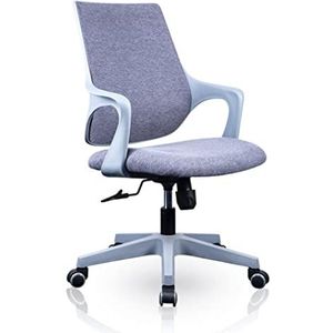 Bureaustoel Werkkruk Draaibare fauteuil met ademend gaas Bureaustoel met hoge rugleuning Ergonomische verstelbare armen Lendensteun Managersstoel(Color:B)