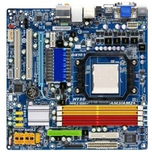 Moederbord - 780G slots AM2/AM2+/AM3 - GA-MA78GM-US2H - DDR2 - Mini ATX