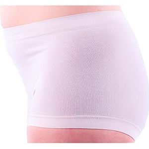 BODYPERFECT Culotte microvezel, boxershorts, dansshorts, dames, elastisch, ademend, Wit, S/M