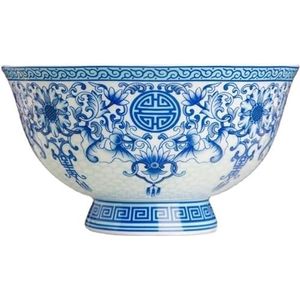Bowls, Keramische kom * Chinese oude paleisstijl porseleinen rijstkom, papkom, soepkom 15,8 cm 6 inch emaille kleur aardewerk kom rijst hoogwaardige aangepaste Shou Bo(Color:White,Size:4.7in)