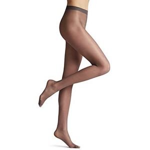 FALKE Dames Panty Seidenglatt 15 DEN W TI Sheer eenkleurig 1 Stuk, Grijs (Platinum 3903), M-L