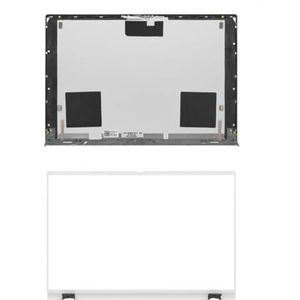 WANGHUIH Zilveren Top Case LCD Achterkant Deksel + Voorrand Trim Comp met 7400 7401 Laptop 0NCVP1 0CYKR7