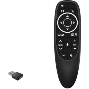 1 st G10S PRO BT spraakafstandsbediening 2.4G met BT5.0 draadloze luchtmuis gyroscoop slimme achtergrondverlichting for Android TV Box PK G10(G10S PRO)