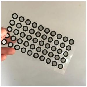 1000 stuks 0,15 mm dikke PET-materiaal 3D-scanmarker met scheurvastheid en hoge reflecterende markerpunten for 3D-scanners voor ondersteunde positionering, kalibratie(3mm)