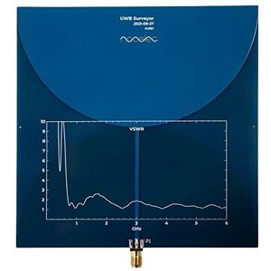 Nooelec UWB Surveyor Antenne - extreem brede bandbreedte Biconische low-profile PCB-antenne. Frequentiebereik van 700 MHz tot 10 GHz, gemiddelde winst van 3dBi. Zeer klein en draagbaar met