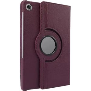 360 Roterende Tablet Case Geschikt for Lenovo Xiaoxin Pad 2022 10.6 M10 Plus 3e Gen TB-125F TB-128F Tablet Cover stand Shell(PURPLE)