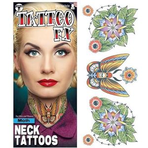 Moth Neck Tattoo Standard