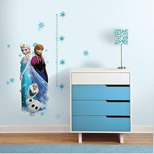 Room Mates RM - DISNEY Frozen meetlat wandtattoo, PVC, meerkleurig, 48 x 13 x 2,5 cm