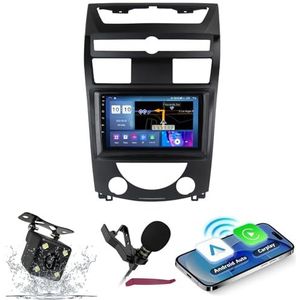 Android 14 Auto Stereo Navi voor Ssangyong Rexton (2006-2012) 9 ""QLED-scherm Autoradio met draadloze carplay Android Auto GPS Navigatie met Bluetooth 5.0 HIFI FM 5G-WiFi SWC RDS MIC,M700s