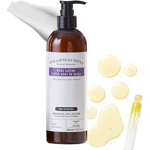 Pharmacopia Body Lotion - Argan Oil Hotel Collection - Hydraterende Aromatherapie Body Cream met natuurlijke en biologische ingrediënten - Aromatische Body Moisturizer, 16oz
