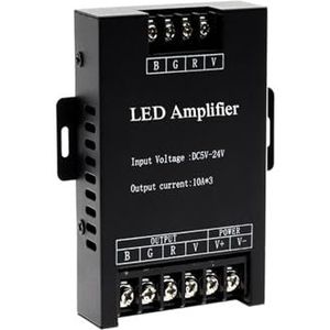 LED stuurversterker RGB RGBW 4/5 Pin DC 5V 12 24 Repeater Signaal voor Strip Accessoires voor Band 5050 2835 (RGB 30A)