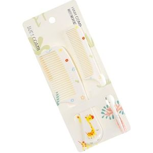 Cartoon Haar Styling Kam Set Afscheid Ontwarrende Kammen Handvat Kammen Plagen Fijne Tanden Voor Reizen Thuisgebruik Ontwarrende Kam