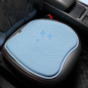 Koelgel Autostoelkussen voor VW Pure Pro Pro-S GTX Crozz Ademend Honingraat Ijskussen Zomerse Rij-Ijsstoel Zachte Drukverlichting Auto-Accessoires Blue Style