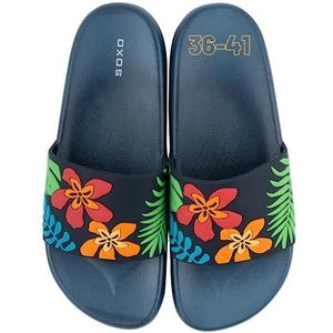 soxo Badslippers Dames Comfortslippers Slippers Voor Vrouwen Cadeaux Voor De Zomer 40-41 Bladeren