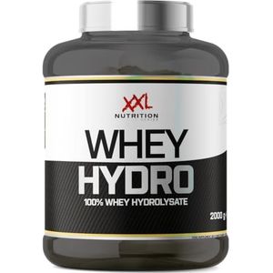 XXL Nutrition - Whey Hydro - Whey Hydrolisaat Eiwit, Proteïne Shake, Eiwitshake, Protein - Aardbei - 2000 gram