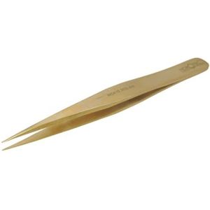 Horotec - MSA12.303 - Precisiepincet voor horloges van messing - uitstekende afwerking - Made in Switzerland - keuze uit verschillende maten (12.303-AM)