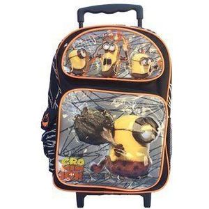 New 2015 Despicable Me Crominion Large Roller Backpack