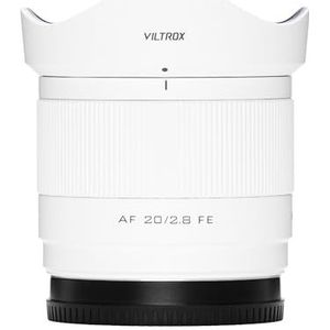 VILTROX 20 mm f2.8 FE lens (White Limited Edition) met auto/handmatige focus, ondersteuning voor Sony E-Mount camera's
