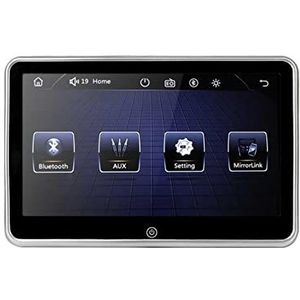 Auto-hoofdsteunspeler, 10 inch ultradunne auto-hoofdsteunmonitor MP5-speler Link FM HD 1080P-videoscherm met USB/SD-multimediaspeler,Videospeler(10 inch MP5)