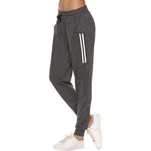 Sykooria dames joggingbroek lange yogabroek vrijetijdsbroek hardloopbroek katoen high waist trainingsbroek voor vrouwen