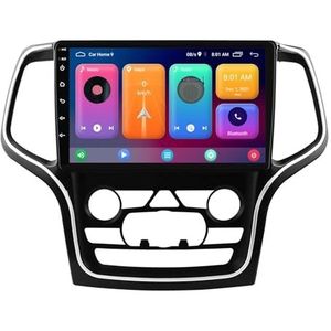 Android 14 2 Din Autoradio voor Jeep Grand Cherokee WK2 2014-2022 - Steun Carplay Android Auto DSP-10"" Touchscreen Auto Stereo Met Stuurwielbediening WIFI 4G Bluetooth Split-Screen(P2 WIFI 4-Core 1G+3